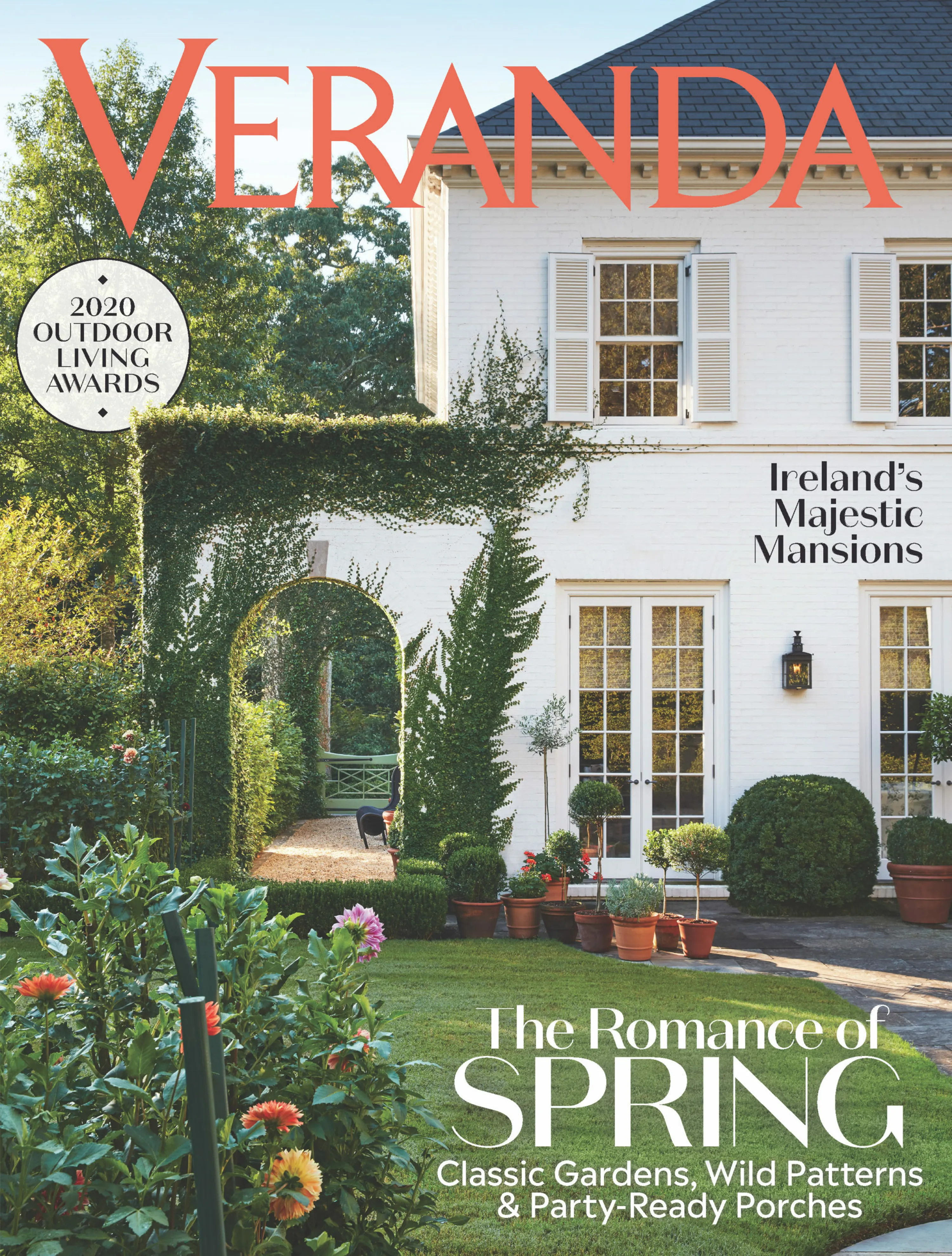 1 veranda magazine cover awarded two veranda magazine outdoor living awards hoerrschaudt News