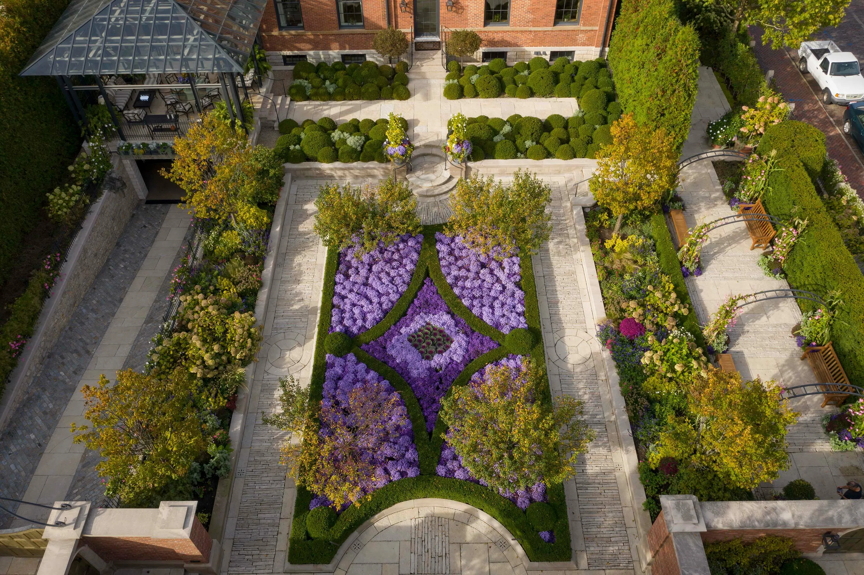 4 aerial drone garden overview walter historicschoolhouse hoerrschaudt